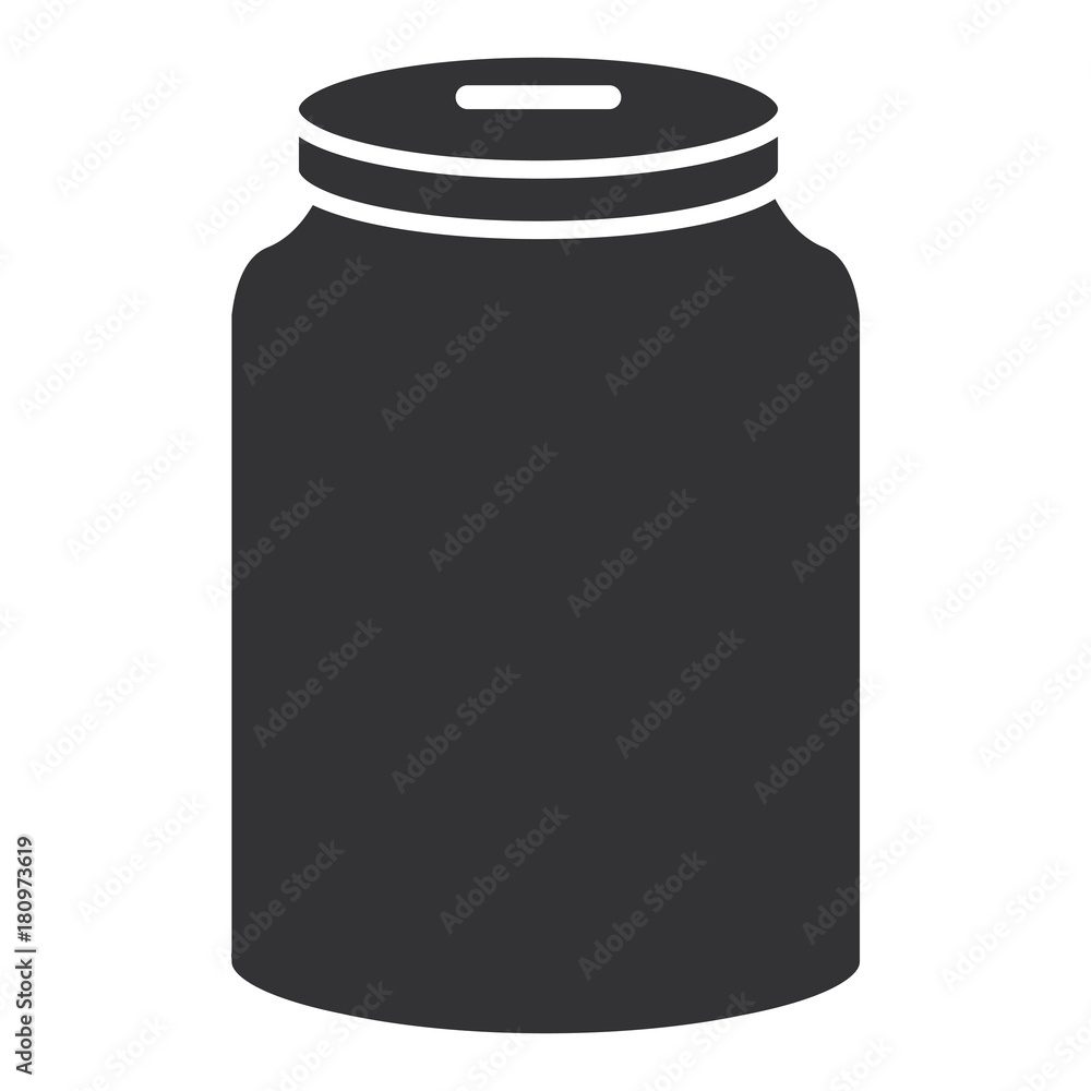 glass jar isolated icon glass jar isolated icon