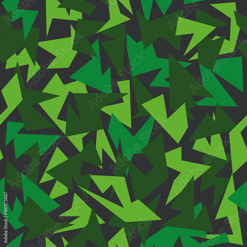 Background Seamless Pattern Modern Camouflage green