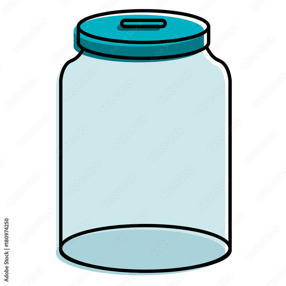 glass jar isolated icon glass jar isolated icon