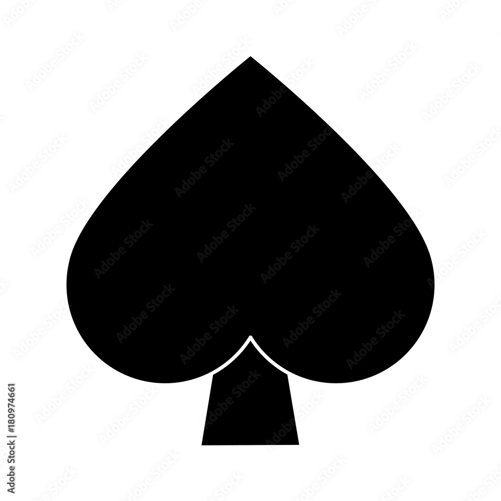 Ace symbol isolated