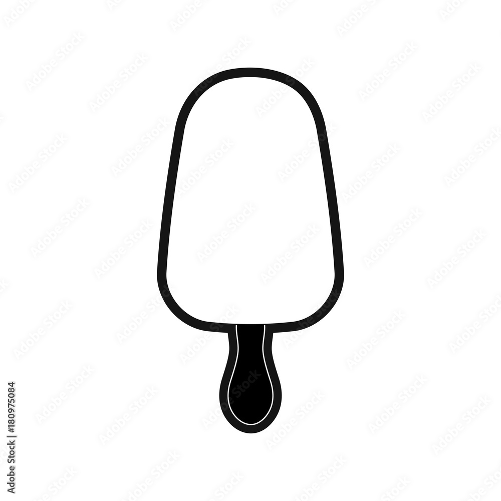 ice cream bar icon over white background vector illustration ice cream bar icon over white background vector illustration