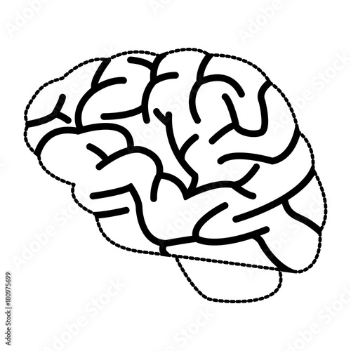 Human brain symbol