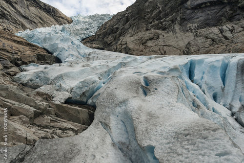 A Briksdal tongue of the Jostedalsbreen glacier 