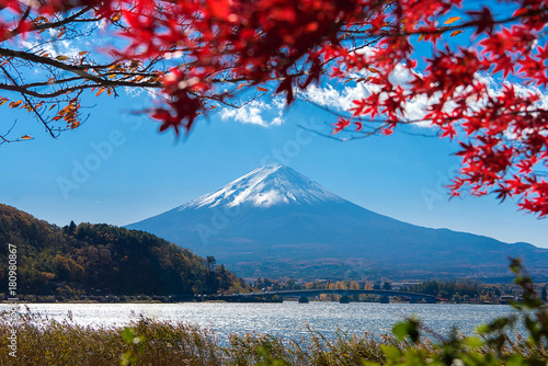 Colorful Autumn in Mount Fuji, Japan - Lake Kawaguchiko is one of the best places in Japan