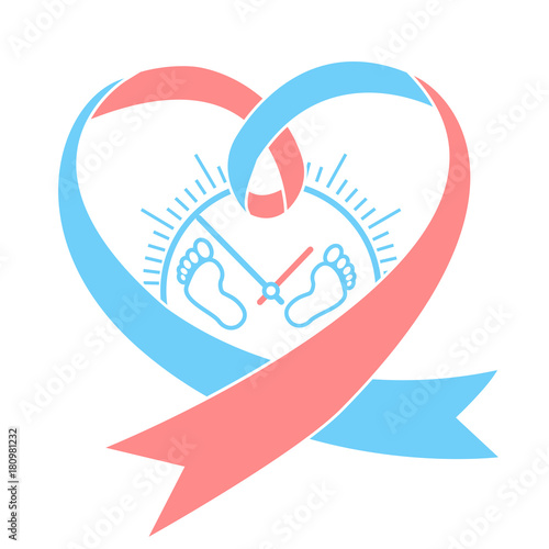 Icon of births a newborn prints