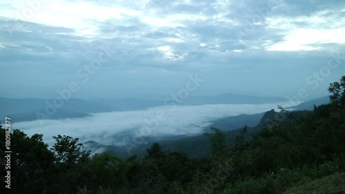 Beautiful mountain landscape view