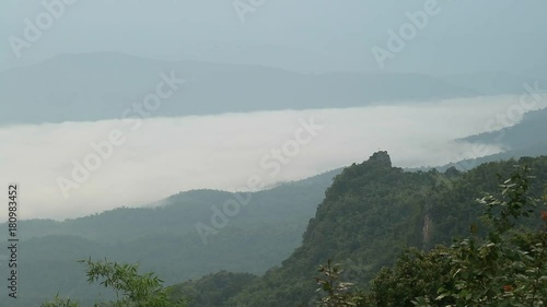 Beautiful mountain landscape view