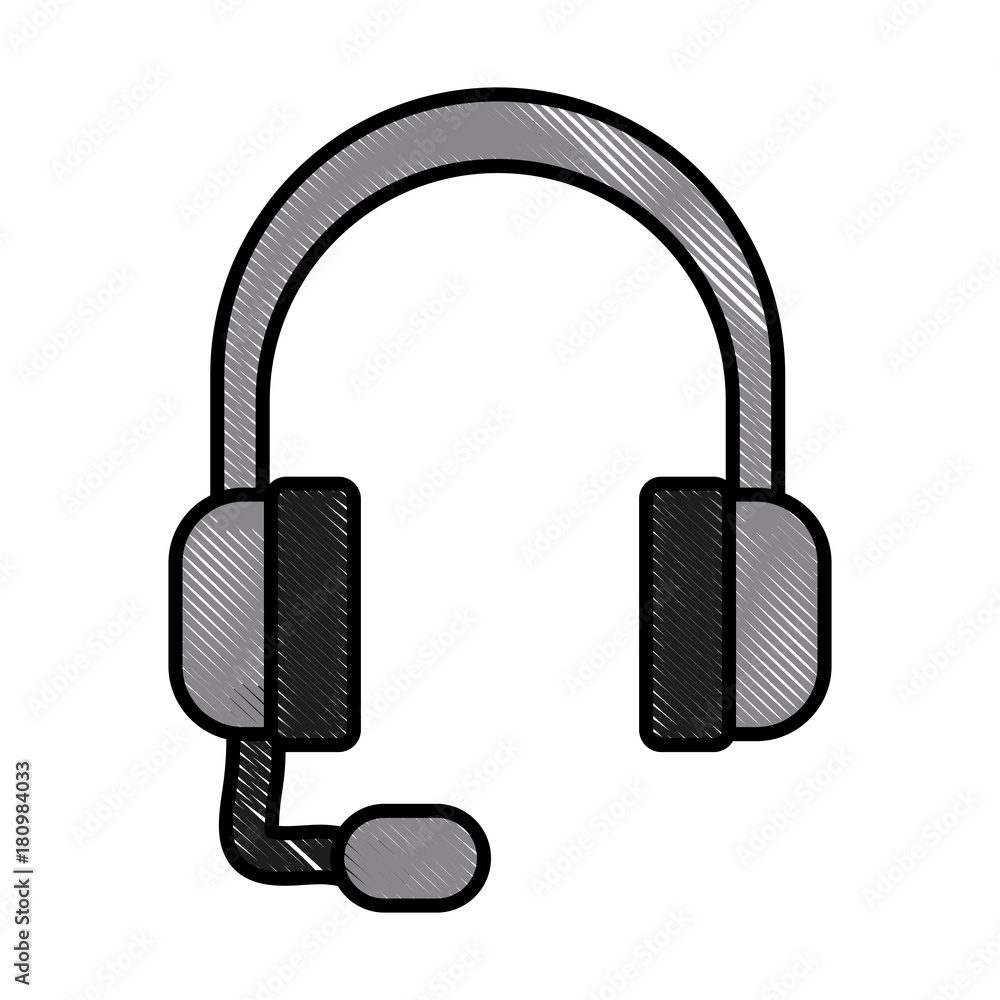 Fototapeta premium Call center headset