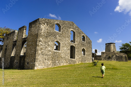 Murat Habitation, was the biggest sugar cane plantation and refinery, Grand Bourg, Marie Galante, Guadeloupe photo