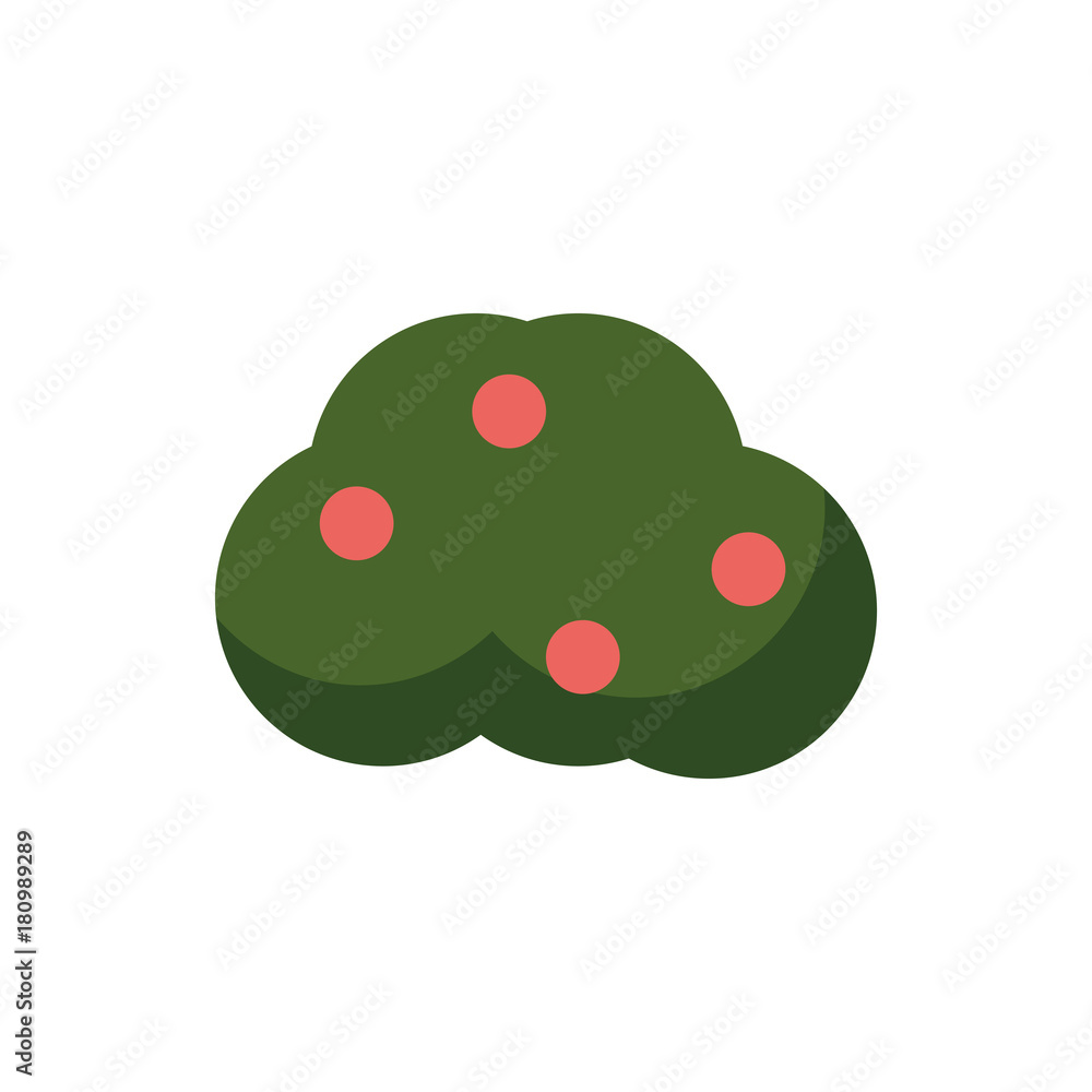 green bush icon over white background colorful design vector illustration green bush icon over white background colorful design vector illustration