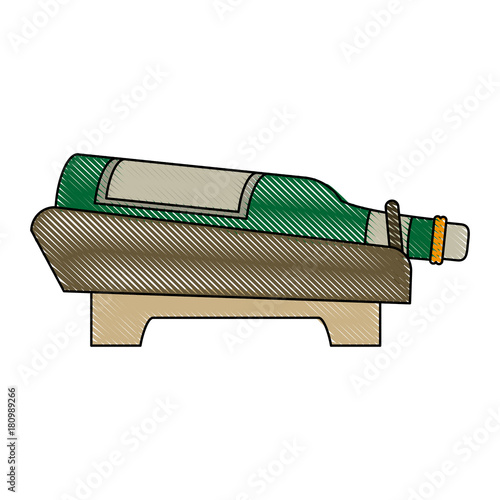 Wine bottle drink