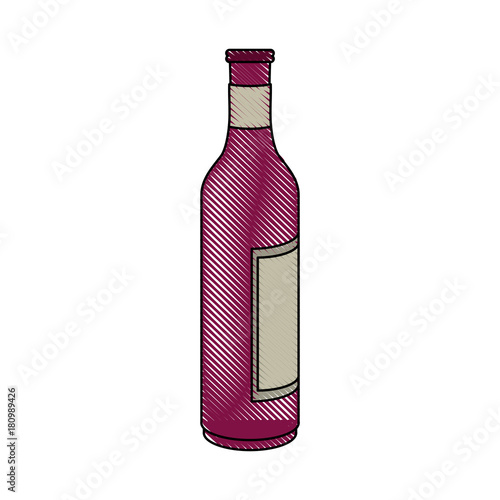 Wine bottle drink