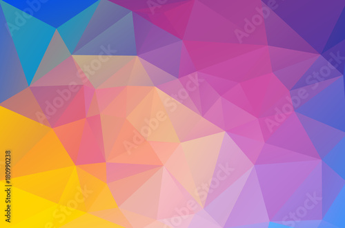 Abstract multicolor background with triangle shapes