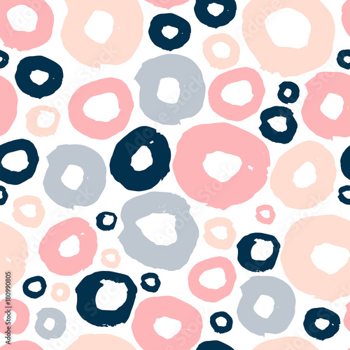 Abstract seamless pattern with hand drawn textures.