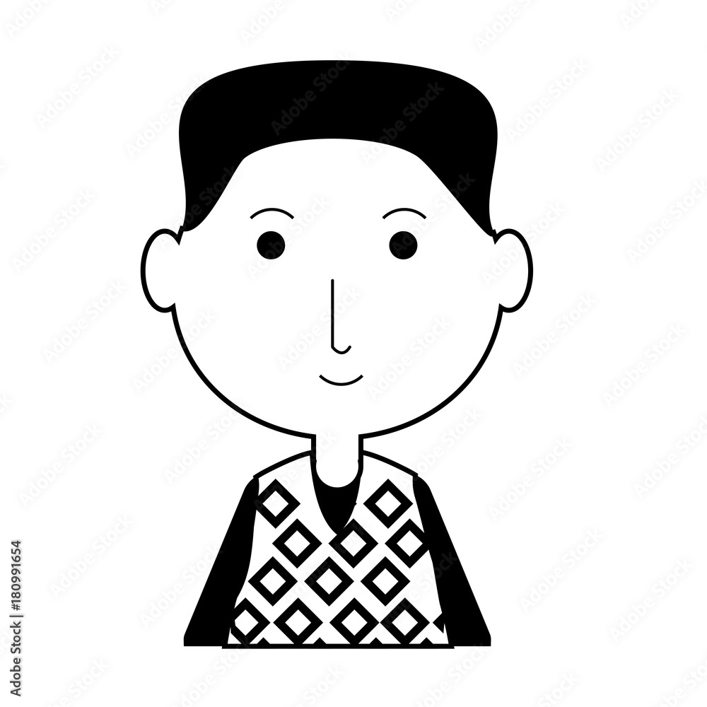cartoon elderly man icon over white background vector illustration cartoon elderly man icon over white background vector illustration