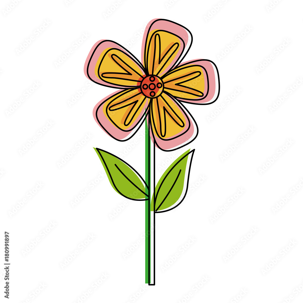Beautiful flower symbol