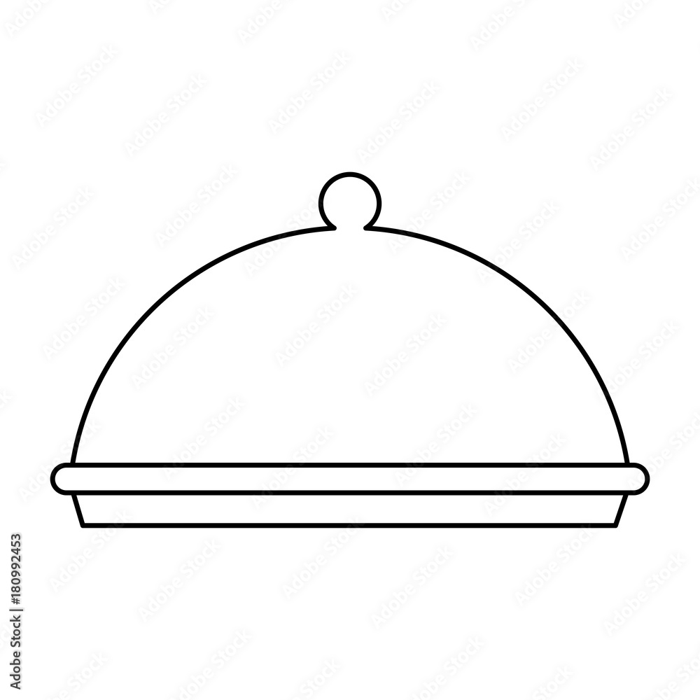 Obraz premium Restaurant dish dome
