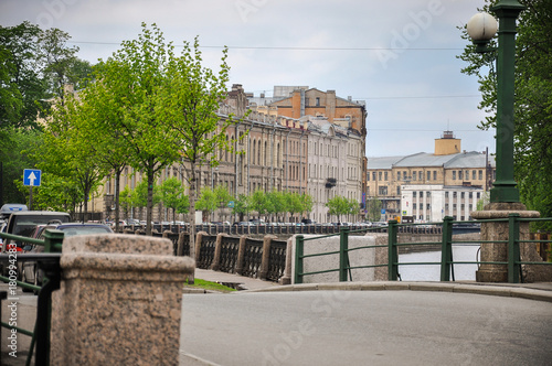 Санкт-Петербург, Россия, улица, мост, дорожный знак, архитектура