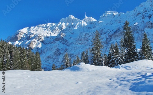Schwägalp und Alpstein im Schnee © Franz Gerhard