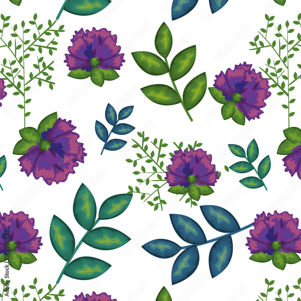 Naklejka premium floral decoration pattern background