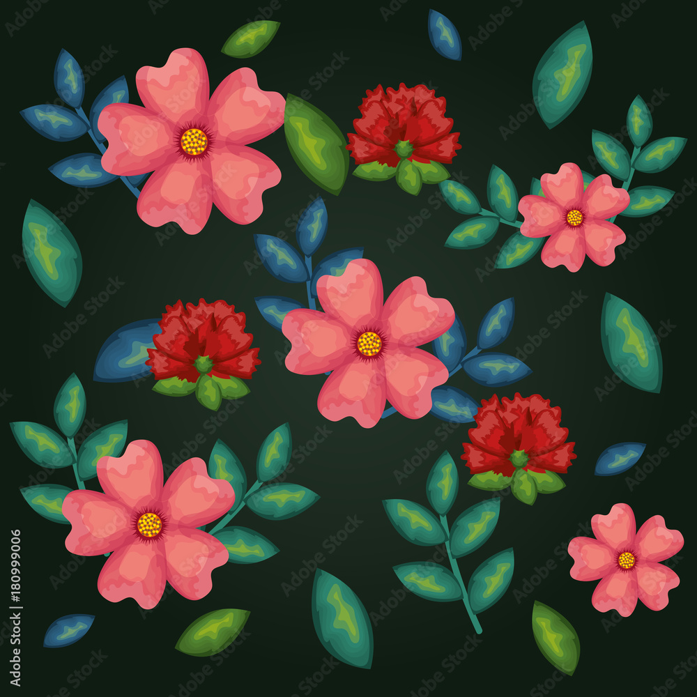 floral decoration pattern background