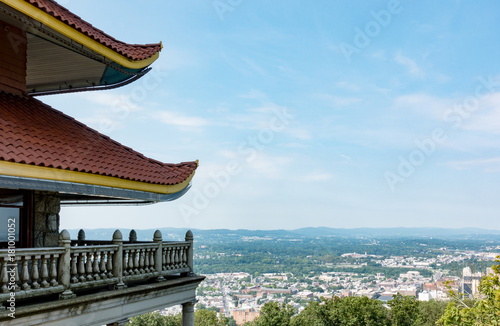 Reading Pagoda Overlooking the City photo