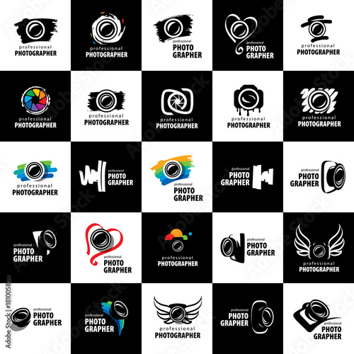 vector logo for photographer