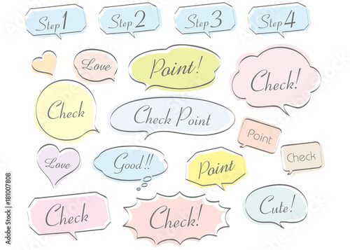 Navigation pins set Vector