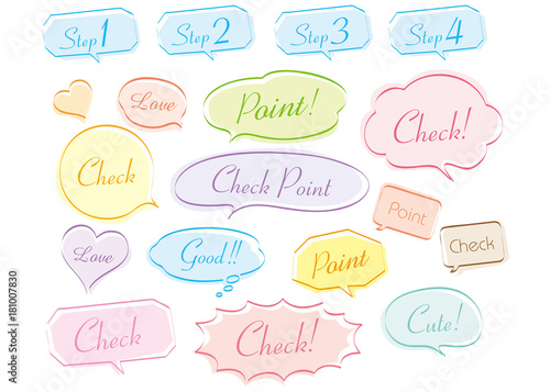 Navigation pins set Vector