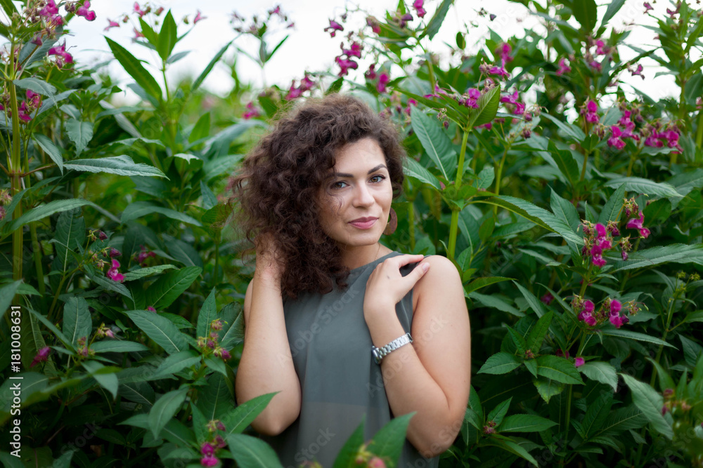 brunette in the tall grass brunette in the tall grass