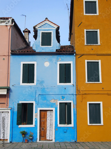 Burano colorful houses