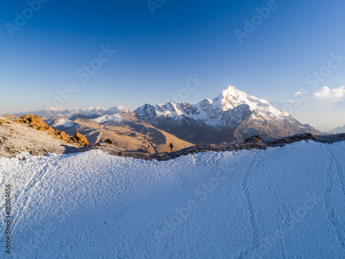 Cordillera Real landscape in Bolivia photo