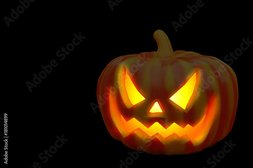 Ghost halloween pumpkin. © Thisislove