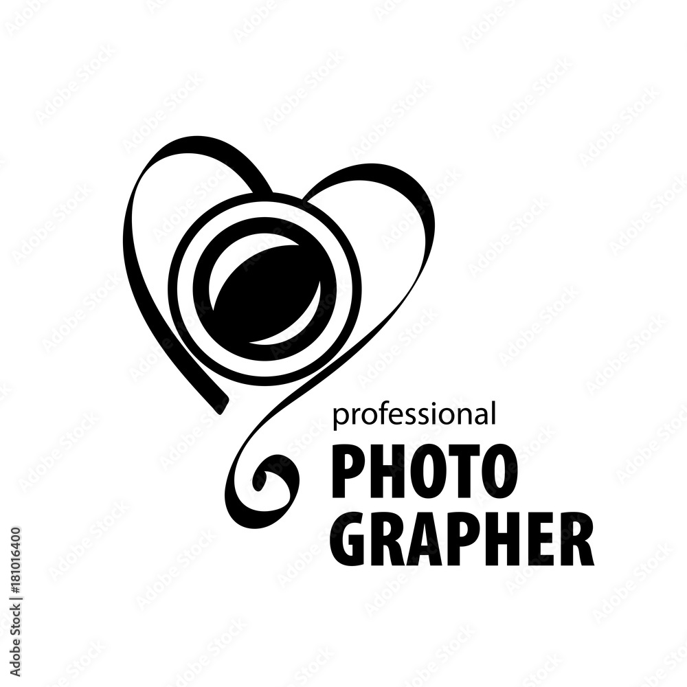 Fototapeta premium vector logo for photographer