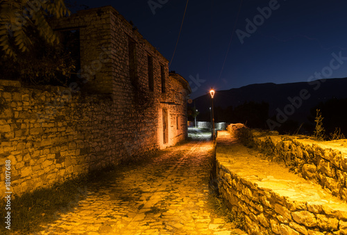 Old town in Berat castle in Berat  Albania