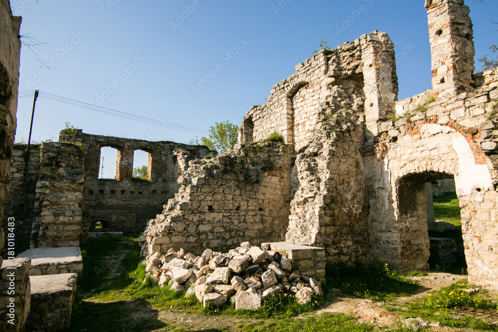 Old Golski fortress in Chortkiv, Ukraine