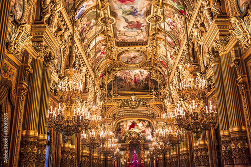 The Palais Garnier, Opera of Paris, interiors and details © photogolfer