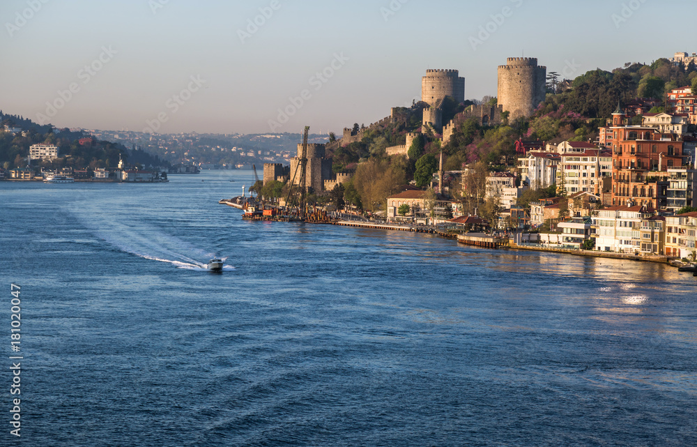 Bosphorus strait in the morning.