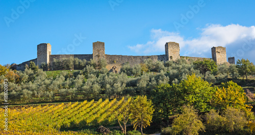 Le mura in autunno