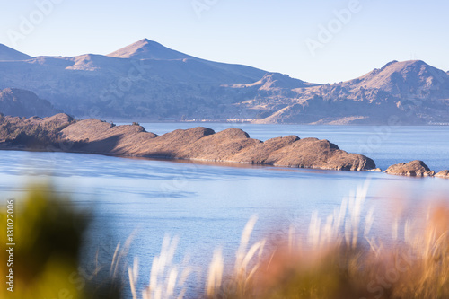 Lake Titicaca Landscape in Bolivia