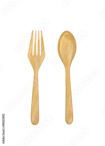 Spoon isolate on white  background