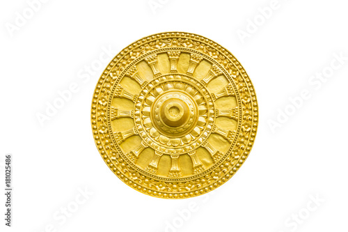 Golden Thammachak wheel was symbol of Buddhism