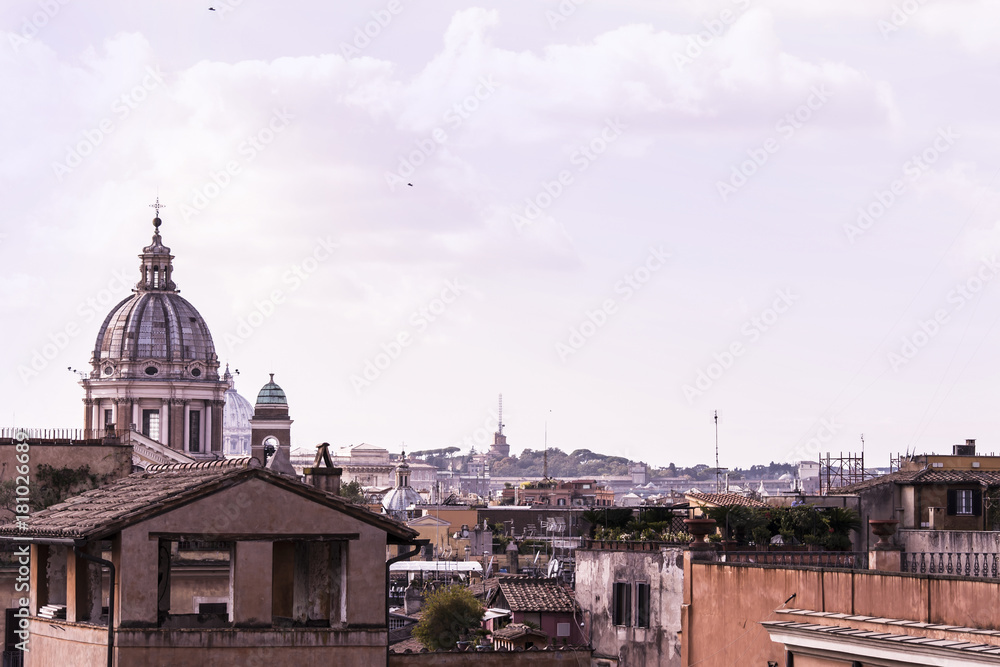 Naklejka premium Rome, city center