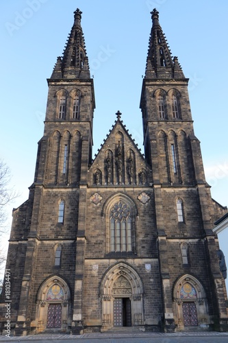gothic Cathedral of St. Peter and Paul (Bazilika sv. Petra a Pavla), Vysehrad, Prague