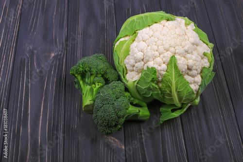 cauliflower and broccoli cabbage