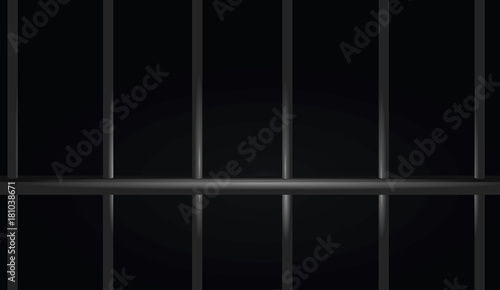Prison bars. vector illustration