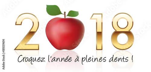 2018, vœux - carte de vœux - santé - fitness - vie saine - diététique - forme - sport - résolution