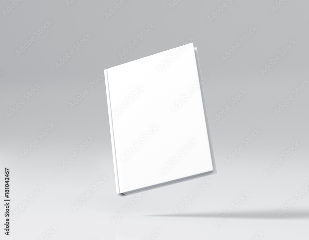 Hardcover book mock-up 3d rendering Hardcover book mock-up 3d rendering