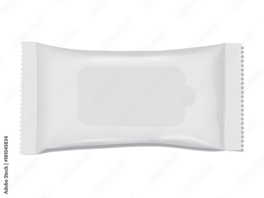 Paper or plastic packaging. It's easy to change colors. mock up vector template Paper or plastic packaging. It's easy to change colors. mock up vector template