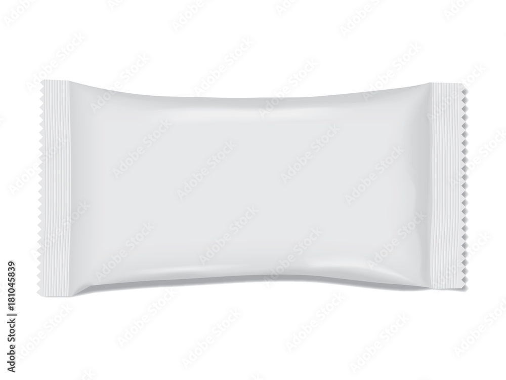 Paper or plastic packaging. It's easy to change colors. mock up vector template Paper or plastic packaging. It's easy to change colors. mock up vector template